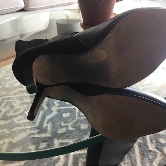 Lord and Taylor leather and suede knee high boots. - Picture 7 of 8